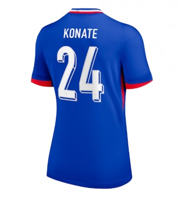 Frankrig Ibrahima Konate #24 Replika Hjemmebanetrøje Dame EM 2024 Kortærmet